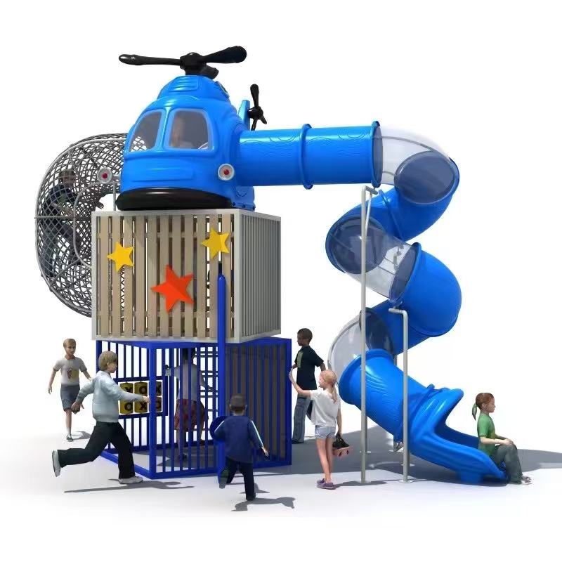 PLAYGROUND PLASTIK OUTDOOR - HELICOPTER  